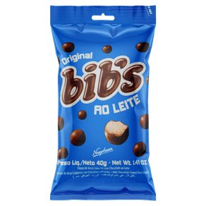 CONFEITO BIBS 40G AO LEITE CONFEITO BIBS 40G AO LEITE