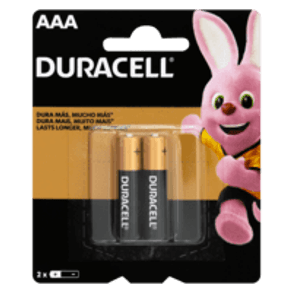 PILHA DURACELL ALCALINA AAA C/2 PALITO PILHA DURACELL ALCALINA AAA C/2 PALITO