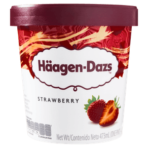 SORVETE MORANGO HAAGEN-DAZS 473ML SORVETE MORANGO HAAGEN-DAZS 473ML