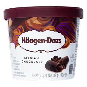 SORVETE CHOCOLATE BELGA HAAGEN-DAZS 100ML SORVETE CHOCOLATE BELGA HAAGEN-DAZS 100ML