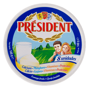 QUEIJO PROCESSADO PRÉSIDENT 140G QUEIJO PROCESSADO PRÉSIDENT 140G