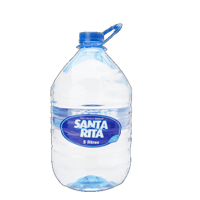 ÁGUA MINERAL SEM GÁS SANTA RITA GARRAFA 5L ÁGUA MINERAL SEM GÁS SANTA RITA GARRAFA 5L