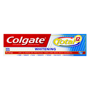 GEL DENTAL WHITENING TOTAL 12H COLGATE 90G