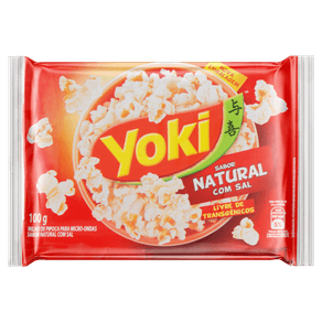MILHO PIPOCA YOKI P/MICRO 100GR NATUR C/SAL 22 MILHO PIPOCA YOKI P/MICRO 100GR NATUR C/SAL 22