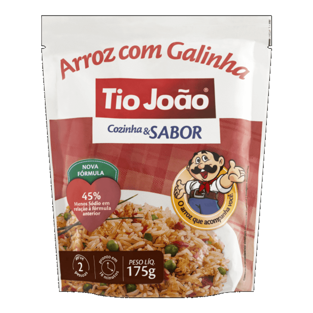ARROZ TIO JOAO PC 175GR C/GALINHA supermercadosimperatriz