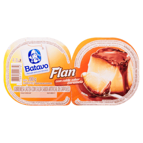 SOBREMESA FLAN BAUNILHA E CARAMELO BATAVO 200G SOBREMESA FLAN BAUNILHA E CARAMELO BATAVO 200G