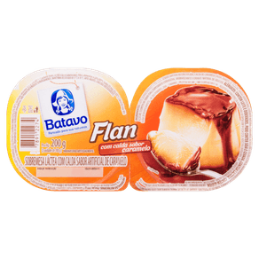 SOBREMESA FLAN BAUNILHA E CARAMELO BATAVO 200G