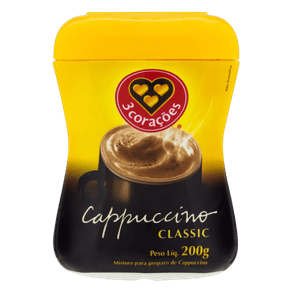 CAPPUCCINO CLASSIC 3 CORAÇÕES 200GR