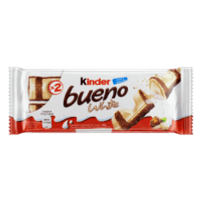 CHOCOLATE KINDER BUENO 39GR WHITE CHOCOLATE KINDER BUENO 39GR WHITE