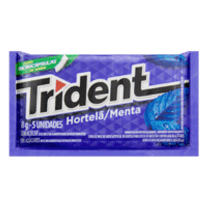 CHICLETE TRIDENT 8GR HORTELA CHICLETE TRIDENT 8GR HORTELA