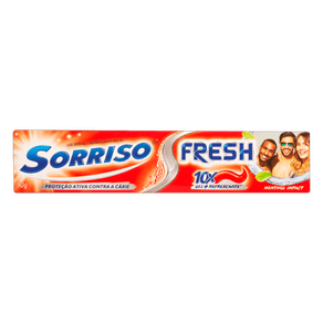 GEL DENTAL FRESH MENTHOL IMPACT SORRISO 90G GEL DENTAL FRESH MENTHOL IMPACT SORRISO 90G