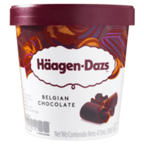 SORVETE CHOCOLATE BELGA HAAGEN-DAZS 473ML SORVETE CHOCOLATE BELGA HAAGEN-DAZS 473ML