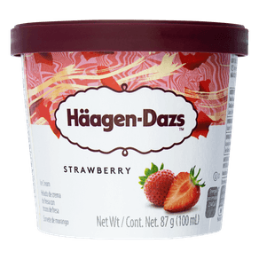 SORVETE MORANGO HAAGEN-DAZS 100ML SORVETE MORANGO HAAGEN-DAZS 100ML