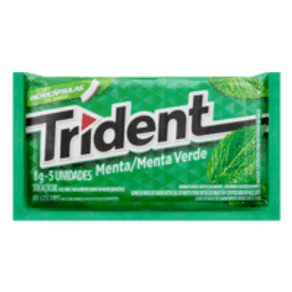 CHICLETE TRIDENT 8GR MENTA CHICLETE TRIDENT 8GR MENTA