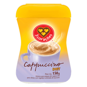 CAPPUCCINO DIET 3 CORAÇÕES 150GR