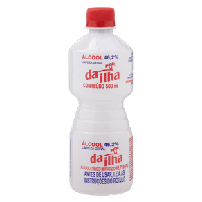 ÁLCOOL DA ILHA 500ML 46.2° ÁLCOOL DA ILHA 500ML 46.2°