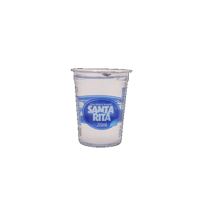 ÁGUA MINERAL SEM GÁS SANTA RITA COPO 200ML ÁGUA MINERAL SEM GÁS SANTA RITA COPO 200ML