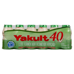 LEITE FERMENTADO YAKULT 40 480G LEITE FERMENTADO YAKULT 40 480G