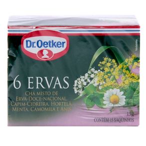 CHA DR OETKER 15G 6 ERVAS 15 SACHES CHA DR OETKER 15G 6 ERVAS 15 SACHES