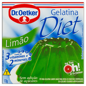 GELATINA DR OETKER 12GR DIET LIMAO GELATINA DR OETKER 12GR DIET LIMAO