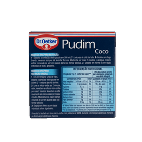 PUDIM DR OETKER 50GR COCO PUDIM DR OETKER 50GR COCO