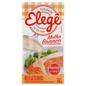MOLHO ELEGE 200GR CREM BRANC UHT MIDI MOLHO ELEGE 200GR CREM BRANC UHT MIDI