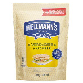 MAIONESE HELLMANNS 400GR SACHE MAIONESE HELLMANNS 400GR SACHE