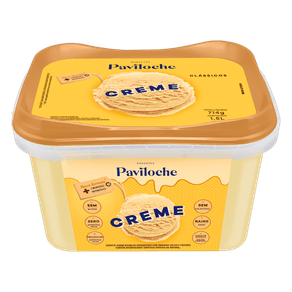 SORVETE DE CREME CJÁSSICO PAVILOCHE 1,5L SORVETE DE CREME CJÁSSICO PAVILOCHE 1,5L