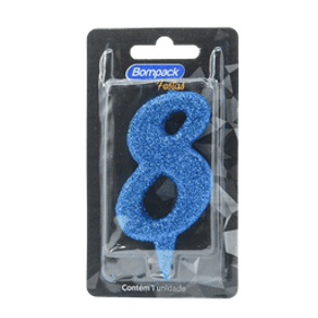 VELA BOMPACK ESPECIAL AZUL N8 VELA BOMPACK ESPECIAL AZUL N8