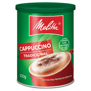 CAFÉ CAPPUCCINO TRADICIONAL MELITTA 200GR CAFÉ CAPPUCCINO TRADICIONAL MELITTA 200GR