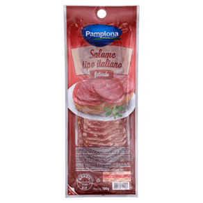 SALAME ITALIANO FATIADO PAMPLONA 100G SALAME ITALIANO FATIADO PAMPLONA 100G