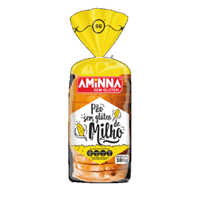 PÃO AMINNA 380G MILHO SEM GLÚTEN PÃO AMINNA 380G MILHO SEM GLÚTEN