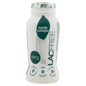 IOGURTE NATURAL SEM LACTOSE VERDE CAMPO 170G IOGURTE NATURAL SEM LACTOSE VERDE CAMPO 170G