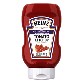 KETCHUP HEINZ 397G BACON/CEBOLA KETCHUP HEINZ 397G BACON/CEBOLA