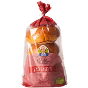 PÃO VÓ VILZA HAMBÚRGUER 300G BRIOCHE PÃO VÓ VILZA HAMBÚRGUER 300G BRIOCHE