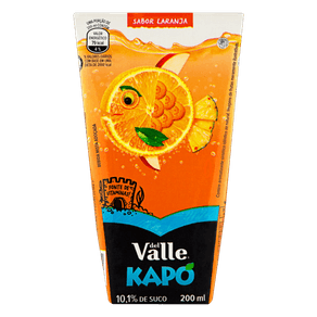 SUCO DE LARANJA DEL VALLE KAPO 200ML SUCO DE LARANJA DEL VALLE KAPO 200ML