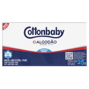 ALGODÃO ROLO COTTONBABY 25G ALGODÃO ROLO COTTONBABY 25G