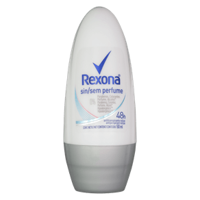 DESODORANTE SEM PERFUME ROLL ON REXONA 50ML