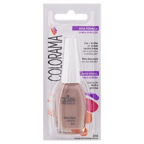 ESMALTE CREM CHIC PELE COLORAMA 8ML