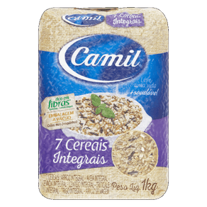 ARROZ 7 CEREAIS INTEGRAIS CAMIL 1KG ARROZ 7 CEREAIS INTEGRAIS CAMIL 1KG