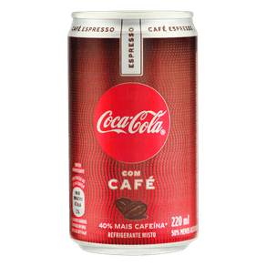REFRIGERANTE COCA-COLA LATA 220ML CAFÉ REFRIGERANTE COCA-COLA LATA 220ML CAFÉ