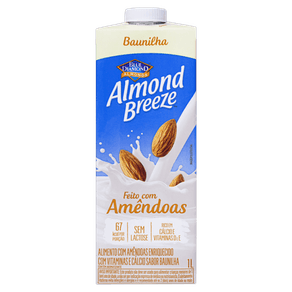BEBIDA DE AMENDOAS BAUNILHA ALMOND BREEZE 1L BEBIDA DE AMENDOAS BAUNILHA ALMOND BREEZE 1L