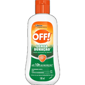 LOÇÃO REPELENTE DE INSETOS LONGA DURAÇÃO OFF 100ML LOÇÃO REPELENTE DE INSETOS LONGA DURAÇÃO OFF 100ML