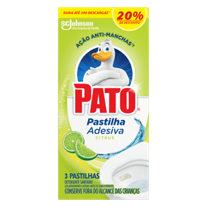 PASTILHA ADESIVA CITRUS PATO COM 3 UNIDADES PASTILHA ADESIVA CITRUS PATO COM 3 UNIDADES