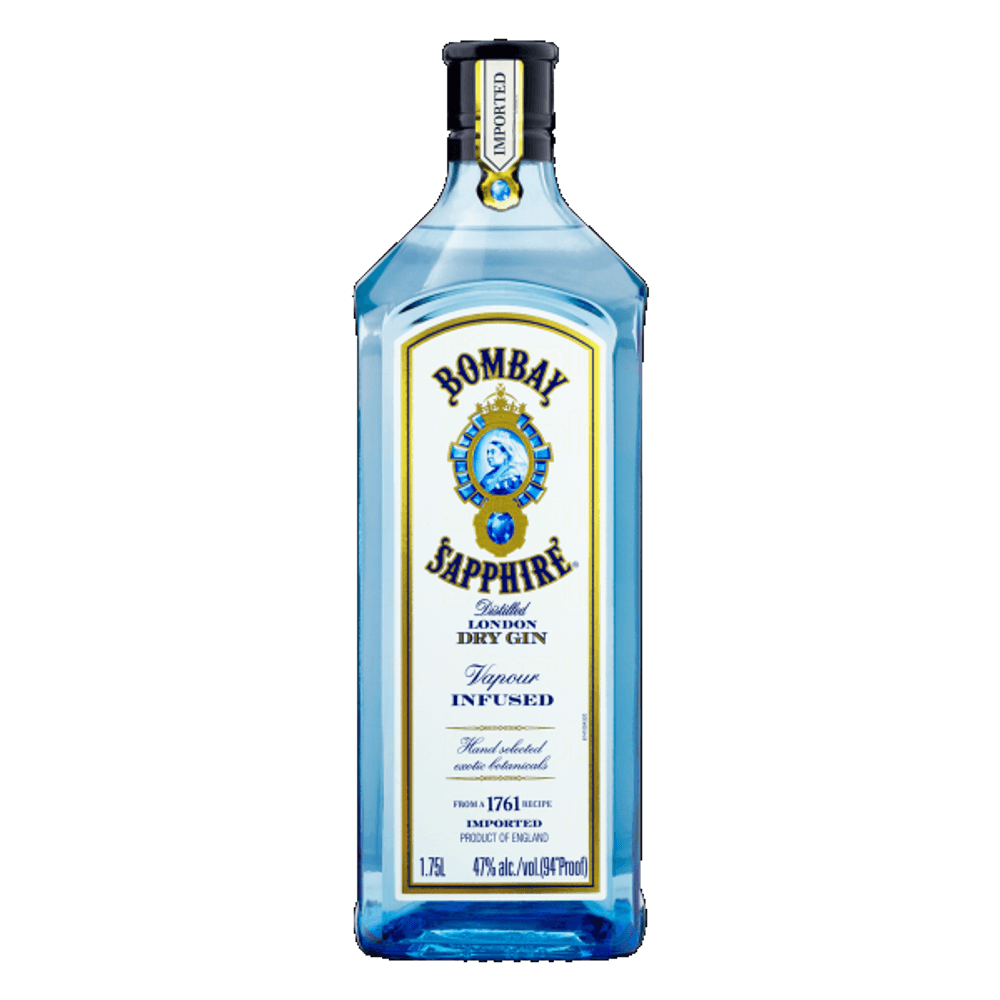 GIN BOMBAY SAPPHIRE 1,75L LONDON supermercadosimperatriz