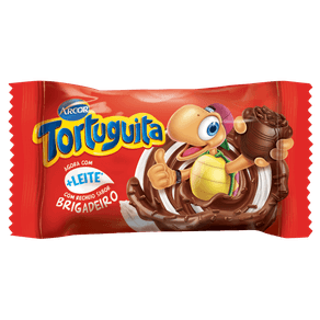 CHOCOLATE TORTUGUITA 18GR RECHEADO BRIGADEIRO