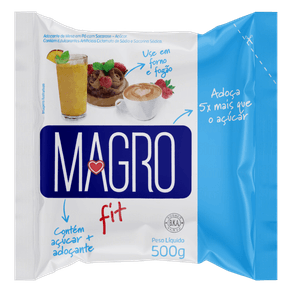 AÇÚCAR REFINADO LIGHT REFÍL MAGRO 500GR AÇÚCAR REFINADO LIGHT REFÍL MAGRO 500GR