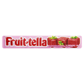 BALA FRUITTELA 40GR MASTIGAVEL MORANGO BALA FRUITTELA 40GR MASTIGAVEL MORANGO