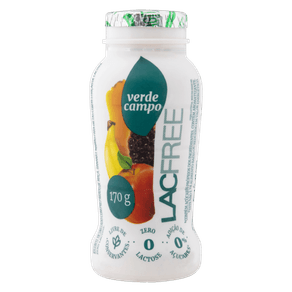 IOGURTE BANANA, MAÇA E MAMÃO SEM LACTOSE VERDE CAMPO 170G IOGURTE BANANA, MAÇA E MAMÃO SEM LACTOSE VERDE CAMPO 170G