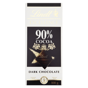 CHOCOLATE LINDT 100GR EXCELLENCE 90PC CACAU CHOCOLATE LINDT 100GR EXCELLENCE 90PC CACAU